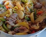 ◆簡単♡長芋の肉じゃが風甘辛煮◆作り方3写真