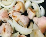 豚サイコロ肉のピリ辛ポークチャップ作り方2写真