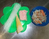 カロリー50%OFF揚げない春巻き♪作り方1写真