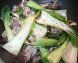 チンゲン菜のオイスターソース炒め作り方4写真