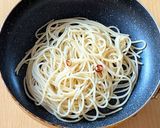 山ウドの葉ジェノベーゼでスパゲティ♪作り方6写真