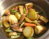 お酢でさっぱり☆豆腐と鶏肉の揚げ出し風♪作り方3写真