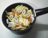 麺つゆで簡単！白菜とごぼう天の炊いたん♬作り方2写真