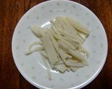 筍の姫皮と蒲鉾の✿梅マヨネーズ和え作り方3写真