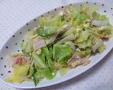 春キャベツの和風チャンプルー作り方5写真