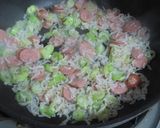ピリ辛サラダ白滝炒飯★作り方3写真