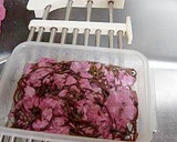 タケノコと桜の塩漬けのおこわおにぎり作り方1写真
