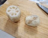 レンコンと豚肉の炒め作り方2写真