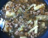 肉じゃがリメイク＊親子丼もどき☆ランチに作り方1写真