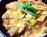 肉じゃがリメイク＊親子丼もどき☆ランチに作り方3写真