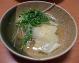旬の味♪筍を食する（５）姫皮と水菜★梅味作り方7写真