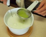 和洋コラボのふわふわ抹茶カフェオレ作り方3写真