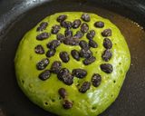 抹茶と大納言のホットケーキ。作り方7写真