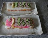こどもの日に！元気に泳ぐ鯉のぼり寿司作り方6写真