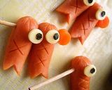 ♫♬子供の日★ウインナーこいのぼり♫♬　作り方5写真