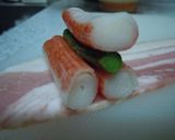 ベーコンかにかま巻き作り方1写真