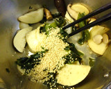 筍とわかめと椎茸のゴマ風味炒め作り方7写真