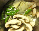 筍とわかめと卵豆腐のお吸い物作り方3写真