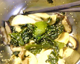 筍とわかめと椎茸のゴマ風味炒め作り方8写真