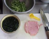 きゅうりとわかめとハムの酢の物作り方3写真