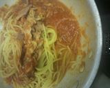 ツナとベーコンのトマトスパゲッティ作り方3写真
