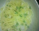 とりむねとグリンピースのクリームパスタ作り方3写真