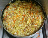 焼き肉のたれで＊簡単挽き肉野菜炒め＊作り方5写真