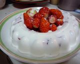 いちごのヨーグルトゼリー　ムース風♫作り方7写真