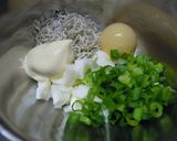 たまごネギじゃこトースト✿作り方1写真