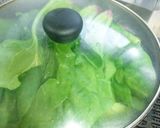 ほうれんそうをゆでる。作り方1写真