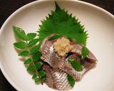 イワシの黒酢〆 山椒の葉の香りを添えて♪作り方6写真