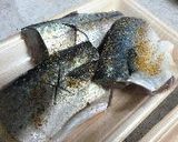生鯖の七味焼き　おろし醤油添え作り方1写真
