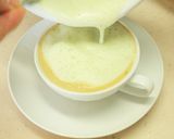 和洋コラボのふわふわ抹茶カフェオレ作り方5写真