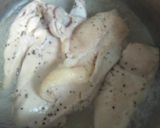 ヘルシー鶏胸肉の塩酒蒸し作り方3写真