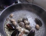 アサリとサーモンのパスタ★バター風味作り方3写真