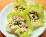 挽肉とピーマンのレタス巻き♪エスニック風作り方3写真