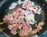 かぼちゃと豚肉の中華風カレー炒め作り方3写真