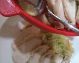 簡単即席☆レンジで鶏ハム風ハーブ蒸し作り方7写真