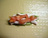 ヘルシー☆鶏むね肉の生春巻き♪作り方2写真