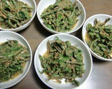こごみのごまよごしに、ひとテクくわえて作り方4写真