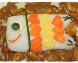 こどもの日☆こいのぼりデコカレー☆作り方3写真