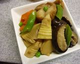 筍と仙台麩と椎茸の煮物作り方9写真