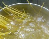 キノコとベーコンの和風パスタ作り方1写真