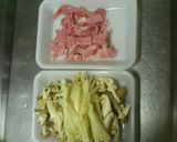 キノコとベーコンの和風パスタ作り方2写真