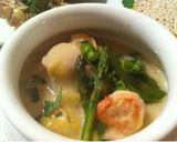 エビとホタテのクリーム煮♡春野菜添え作り方8写真