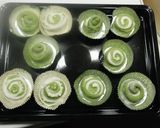 ★抹茶のチョコチップロールパン★作り方7写真