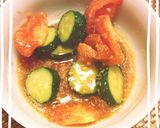塩麹を使って、トマトの冷え冷えごま和え☆作り方2写真