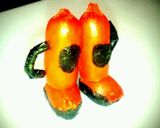 【大人のキャラ弁】アザゼルさんｰザクの足作り方4写真