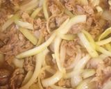 牛バラ肉と玉ネギの牛丼作り方4写真