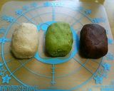 抹茶とココアの３色くるくるクッキー。作り方7写真